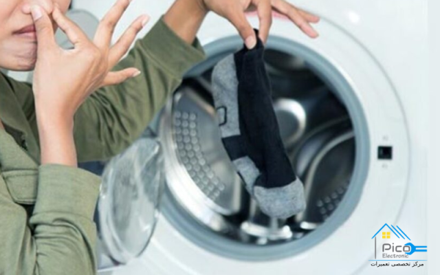 عدم تمیز شدن لباس در ماشین لباسشویی